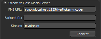 Settings in FMLE